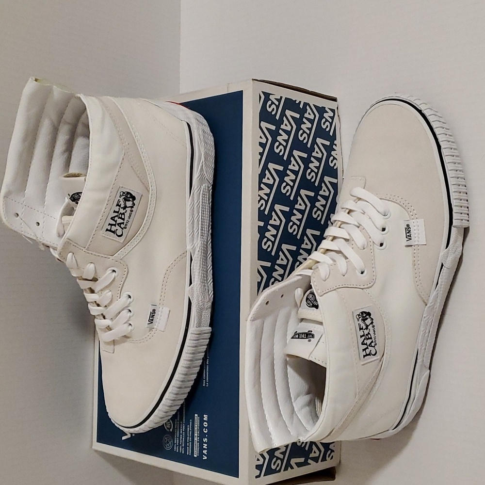Vans Cap Mash High LX 'White' VN0A4UWP1VM / Men's Sz 10.5 - Picture 4 of 8